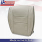 2015 2016 2017 2018 Grand Cherokee Overland Passenger Bottom Leather Cover Tan