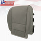 For 2010 13 Acura MDX Driver Bottom Replacement Leather Seat Cover in shade GRAY