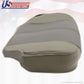 2002 GMC Yukon Denali Driver & Passenger Bottom Leather Seat Cover 2-Tone GRAY
