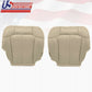 2000 2001 2002 Chevy Tahoe-Suburban Driver-Passenger Bottom Vinyl Seat Cover Tan