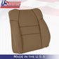 2005 For Acura MDX Passenger Top & Bottom Synthetic Leather Seat Covers Tan