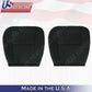 LH-RH GMC Yukon 2500 FRONT LOWER Bottoms Cloth Seat Cover Black 2007 2008