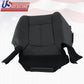 2011 -2016 Ford F250 Lariat Passenger Bottom Perforated Leather Seat Cover Black