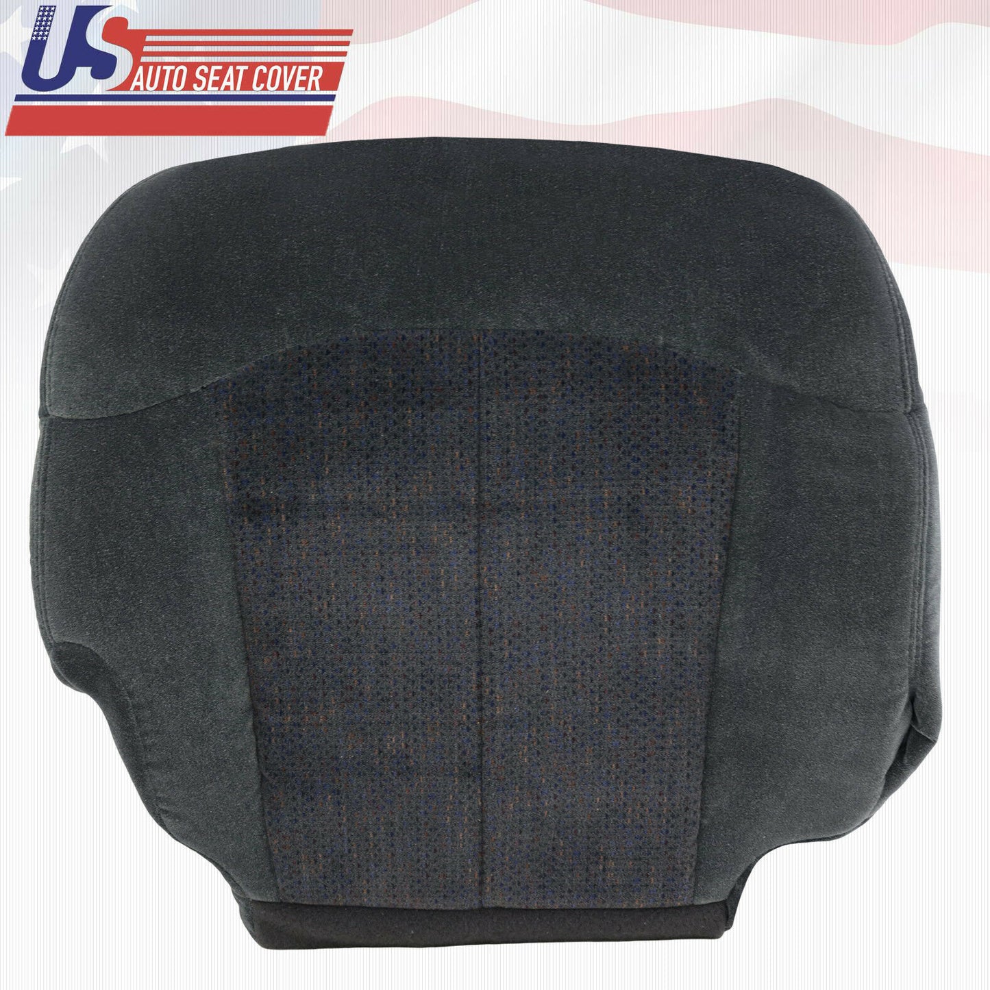 2001-2002 Chevy Z71, LS Driver & Passenger Lower Fabric Seat Cover Dk Graphite