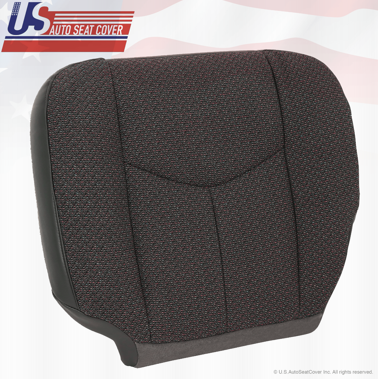 2003 Chevy Silverado 3500 Driver Bottom Replacement Cloth Seat Cover Dark Gray