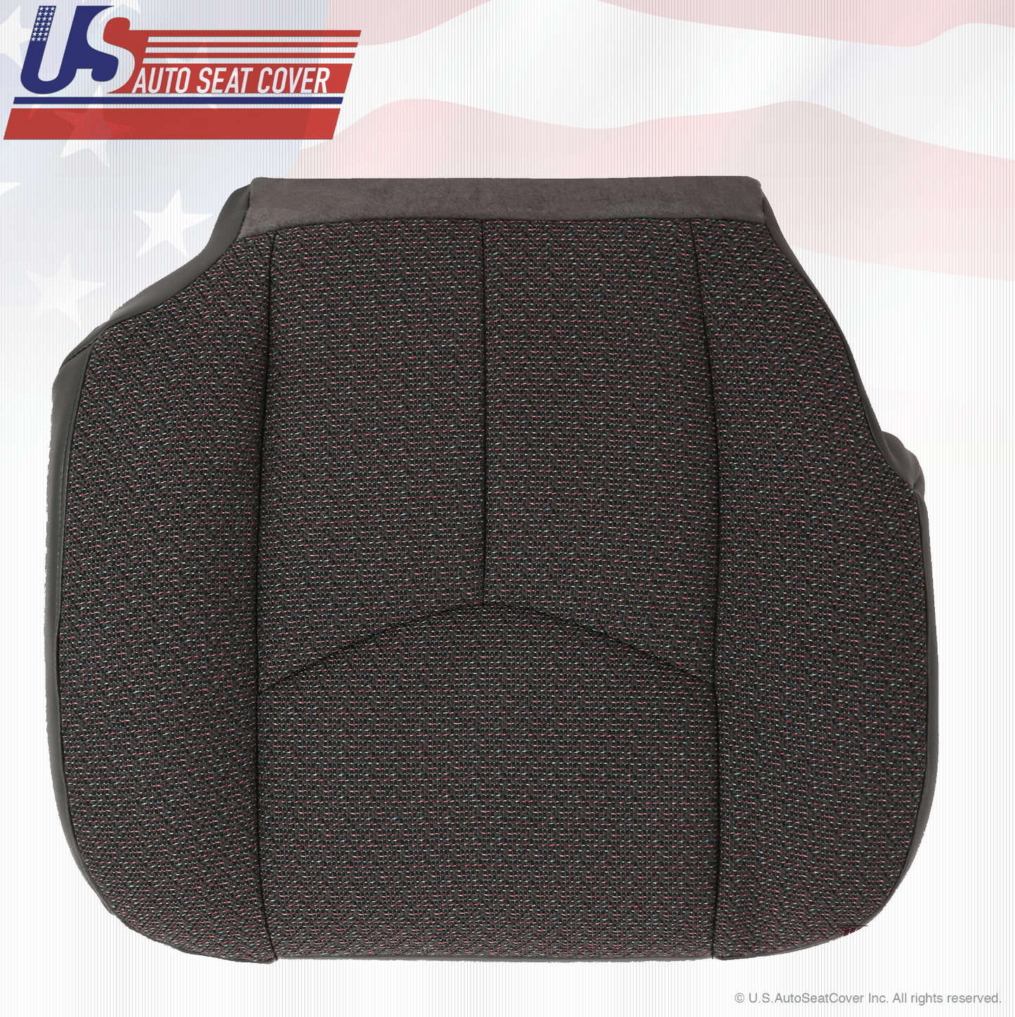 2003 Chevy Silverado 3500 Driver Bottom Replacement Cloth Seat Cover Dark Gray