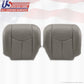 2003 - 2006 Cadillac Escalade Driver & Passenger Bottom Leather Seat Cover Gray