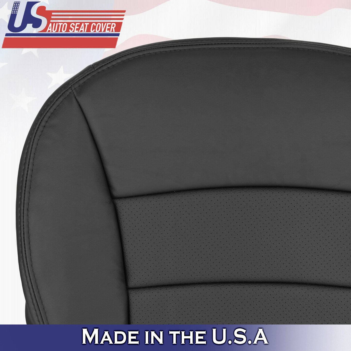 For Chevy Corvette C6 Passenger Side Bottom Leather Seat Cover 2005 to 2012