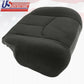 2007 GMC Sierra 2500 2500HD Driver Bottom Replacement Cloth Seat Cover DARK GRAY