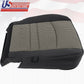 Driver & Passenger Bottom CLOTH Seat Covers 2tone Gray 2009 to 2012 Dodge Ram