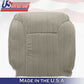 1995 to 1999 For Chevy Silverado 2 Tops 2 Bottoms 2Armrests Cloth Seat Cover Tan