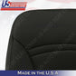 1997 -2004 Chevy Corvette Perforated Bottoms Leather Seat Cover Black