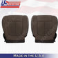 2013 to 2016 Ford F250 F350 Platinum Driver Passenger Leather Seat Cover Brown