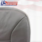 2000 Ford Excursion Limited Driver & Passenger Bottom Leather Seat Cover Gray