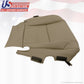 For: 2005 2006 2007 Toyota Tundra / Sequoia Driver Bottom Leather Seat Cover Tan