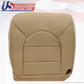 1999 Ford F250 F350 Lariat Driver Bottom Leather Seat Cover & Armrest Tan