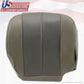 2002 GMC Yukon Denali Driver & Passenger Bottom Leather Seat Cover 2-Tone GRAY