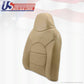 2000 Ford F250 Lariat Front Driver Side Lean Back Replacement Leather Cover Tan