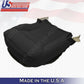1997 -2004 Chevy Corvette Perforated Bottoms Leather Seat Cover Black