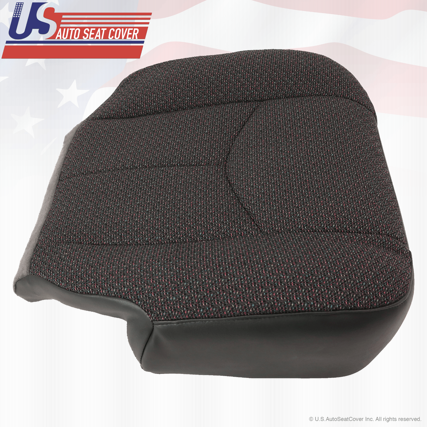 2003 Chevy Silverado 3500 Driver Bottom Replacement Cloth Seat Cover Dark Gray