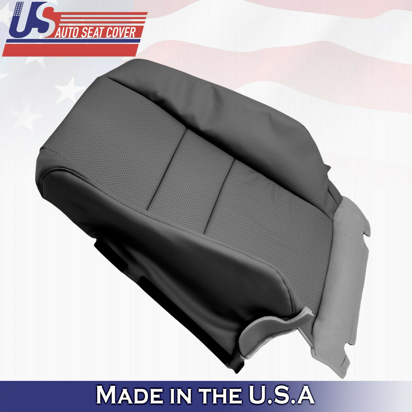 PASSENGER Top Leather Seat Cover Black For 2005 2006 2007 2008 Acura RL