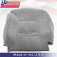 1995 to 1999 For Chevy Silverado 2 Tops 2 Bottoms 2Armrest Cloth Seat Cover Gray