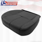 2007 - 2013 Chevy Silverado Avalanche Driver Bottom Leather Seat Cover Black