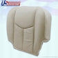 2003 2004 2005  Cadillac Escalade Driver Side Bottom Leather Seat Cover Tan #152