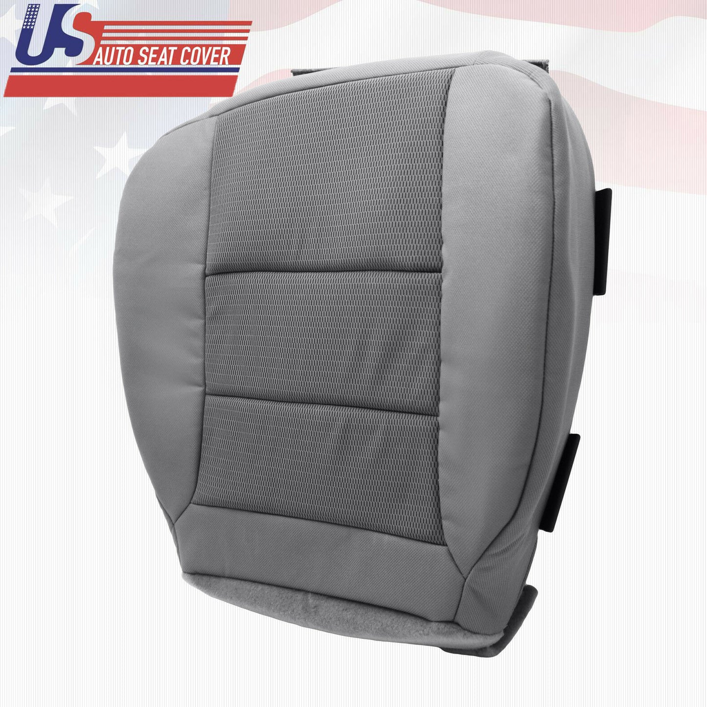 Fits 2006 Ford F-250 EXTENDED CAB Driver Bottom Seat Cover Cloth Gray 2-tone