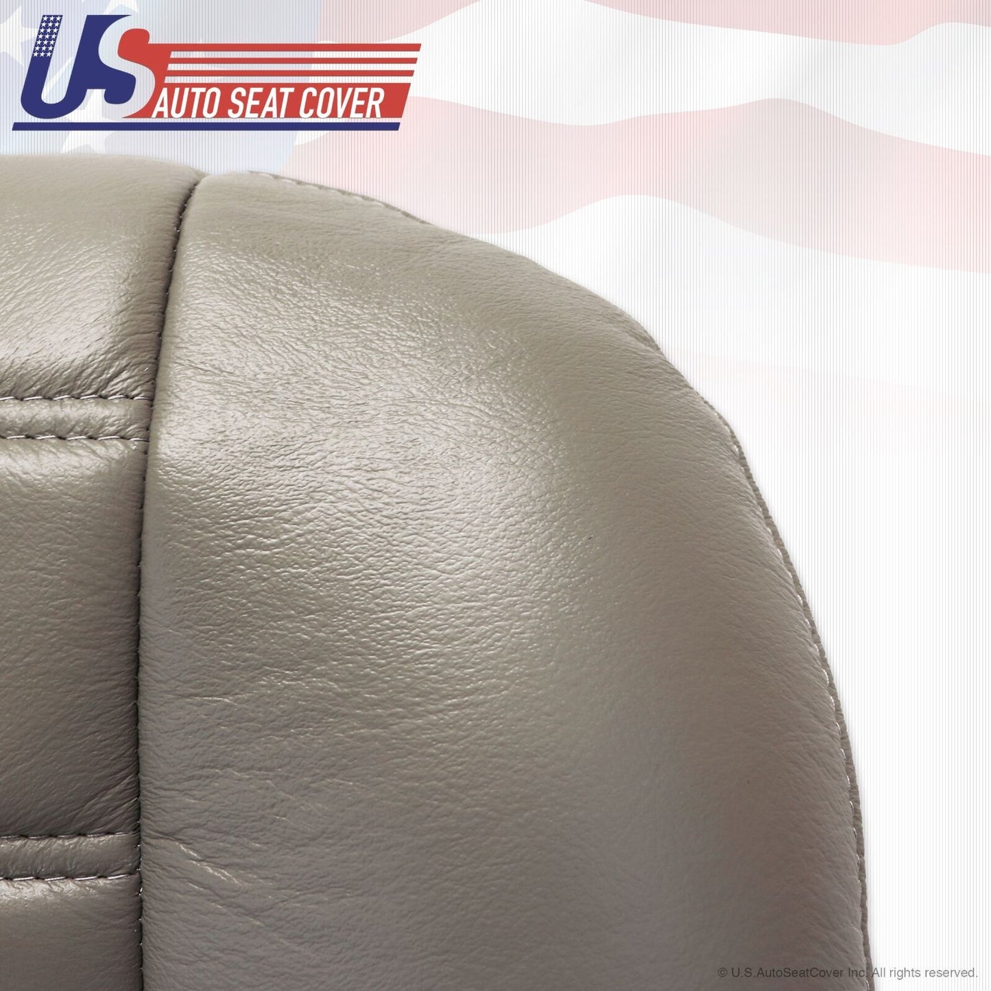 03 04 05 06 07 Hummer H2 Driver Side Bottom' Synthetic Leather Seat Cover Gray