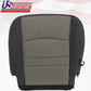 Driver & Passenger Bottom CLOTH Seat Covers 2tone Gray 2009 to 2012 Dodge Ram
