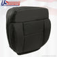 2007 2008 Ford F-150 Lariat FX 4 XLT FX 2 Driver Bottom Leather Seat-Cover Black