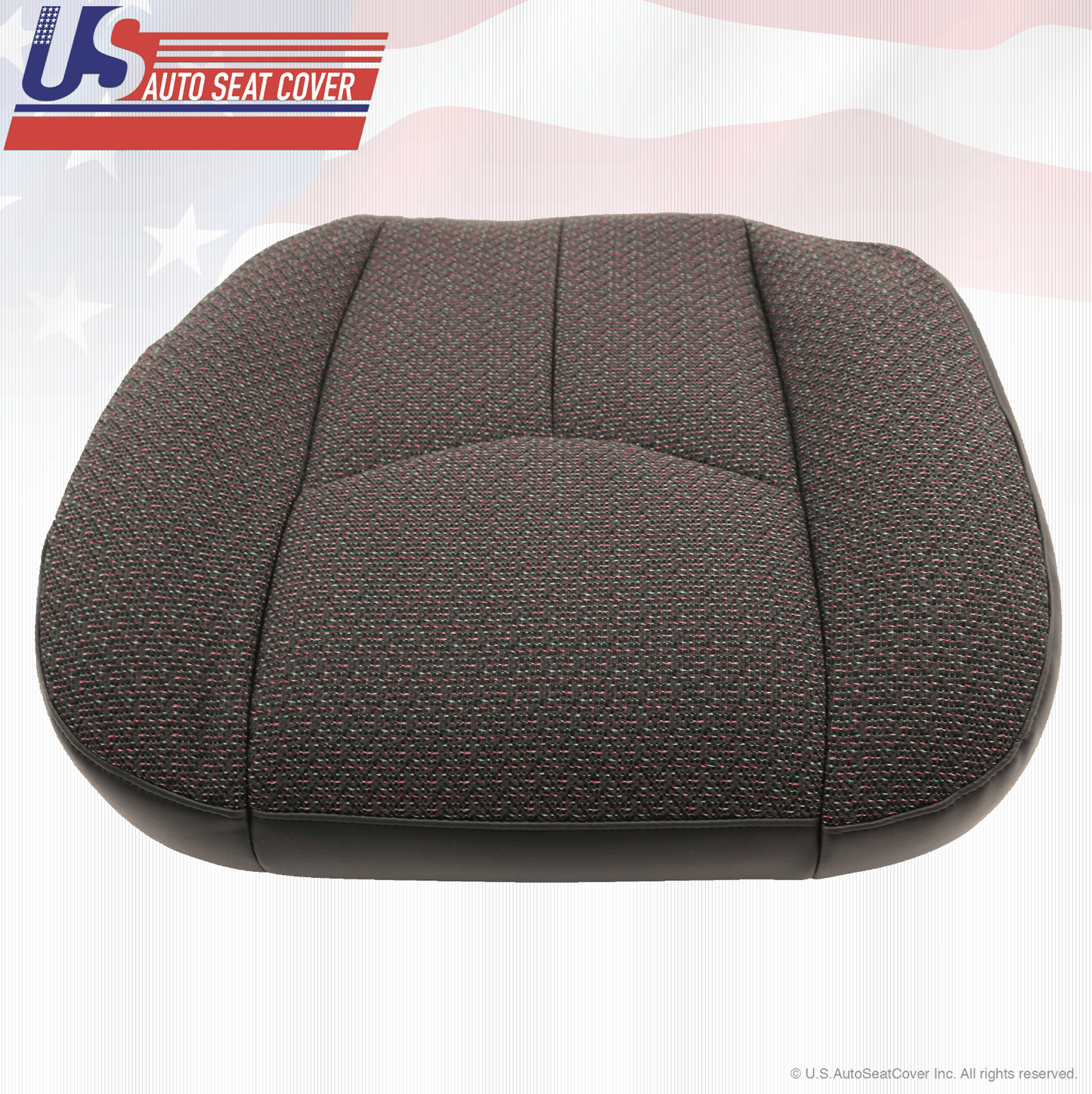 2003 Chevy Silverado 3500 Driver Bottom Replacement Cloth Seat Cover Dark Gray