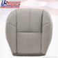 2007 - 2012 GMC Yukon Passenger Side Bottom Leather Seat Cover Light Gray