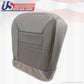 2000 Ford Excursion Limited Driver & Passenger Bottom Leather Seat Cover Gray