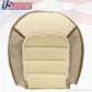 2002 to 2005 Ford Explorer XLS Driver Bottom Replacement Leather Seat Cover Tan