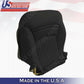 1997 -2004 Chevy Corvette Perforated Bottoms Leather Seat Cover Black