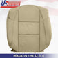 Fits 2013-2018 Acura RDX Driver Passenger Tops Perforated Leather seat Cover Tan