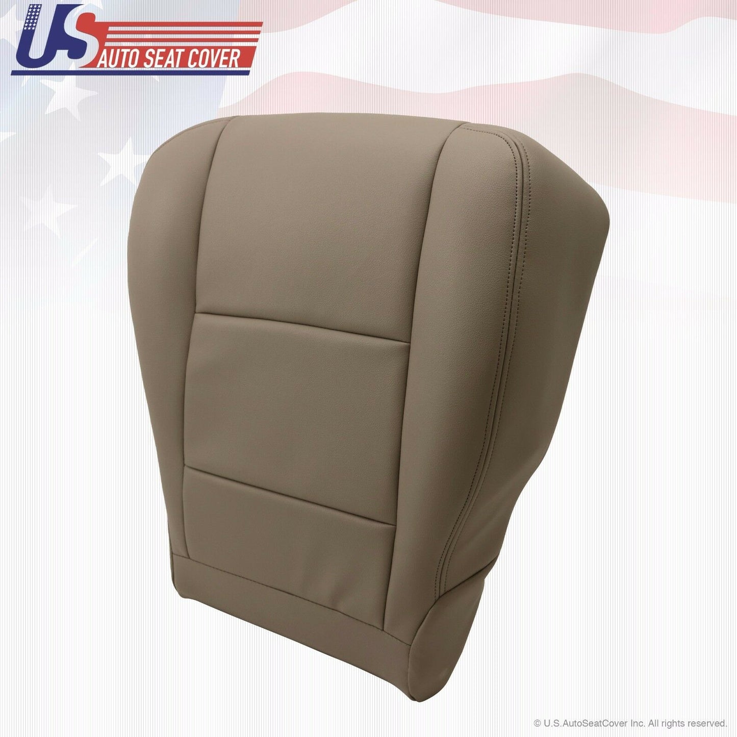 Fits 2001-2004 TOYOTA SEQUOIA Driver Bottom All Synthetic Leather Seat Cover Tan