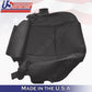 Fits 2007 Lexus IS250 Driver Side Bottom Seat Cover- Perforated Leather- Black