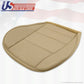 1999 2000 2001 Ford Mustang V6 Driver Bottom Replacement Leather Seat Cover Tan
