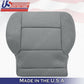 DRIVER PASSENGER Bottom Cloth Seat Cover Dark Ash Gray 2014-2018 Chevy Silverado