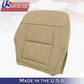 Fits 2010 to 2013 Mercedes Benz E350 Driver Passenger Bottom Leather Cover Tan