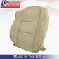 Fits 2013-2018 Acura RDX Driver Passenger Tops Perforated Leather seat Cover Tan