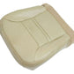 2000 2001 Ford Excursion Limited Driver-Side Bottom Leather-Seat Cover Parchment