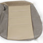 2002 to 2004 Ford Excursion 2-tone Tan Leather Driver Bottom Seat Cover + Foam