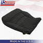 1997 -2004 Chevy Corvette Perforated Bottoms Leather Seat Cover Black
