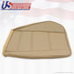 1999 to 2004 Ford Mustang V6 Passenger Bottom Replacement Leather Seat Cover Tan