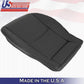 2001 to 2004 For Mercedes Benz Driver & Passenger Bottom Leather Covers in Black