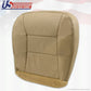 2001 Lincoln Navigator Driver Side Bottom Perforated Leather Seat Cover Tan